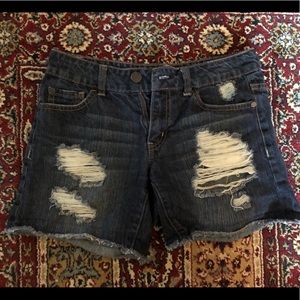 Charlotte Russe High Waisted Jean Shorts